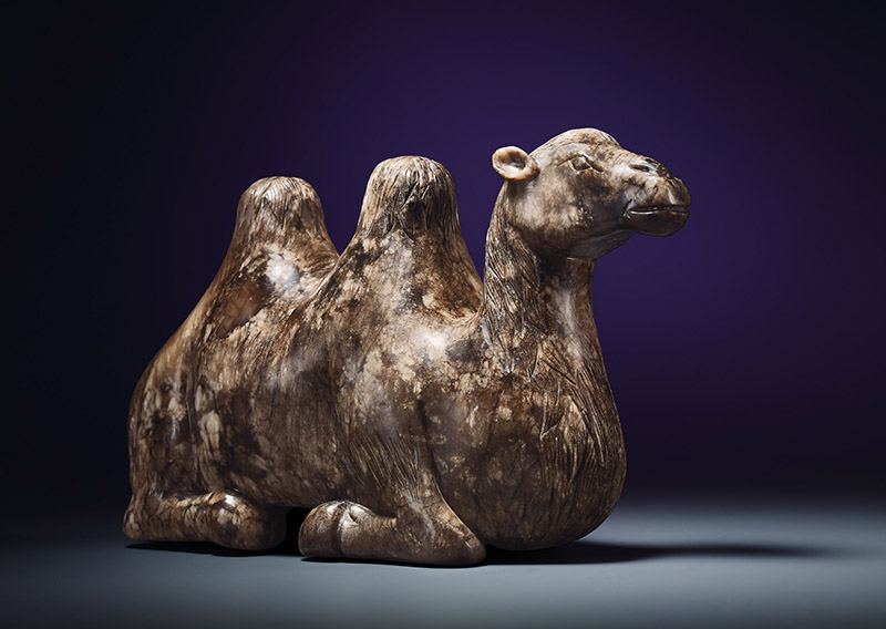 中国美術 白玉 刻 腕環 径(外)φ8cm(HA377) 世界女首富的中國玉駱駝逾四百萬成交(By S.T.) - Arts & Life