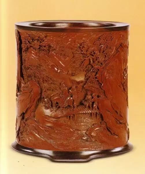 台灣人的竹雕收藏拍賣仍然是世界紀錄Taiwanese Auction of Bamboo
