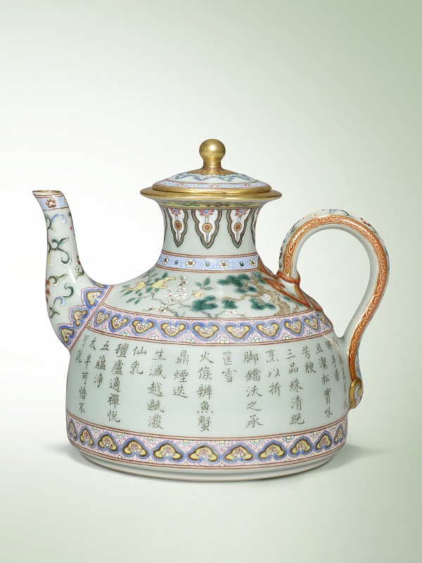 香港佳士得乾隆「三清茶」詩茶壺3000萬港元10月登場26件骨董要價一億