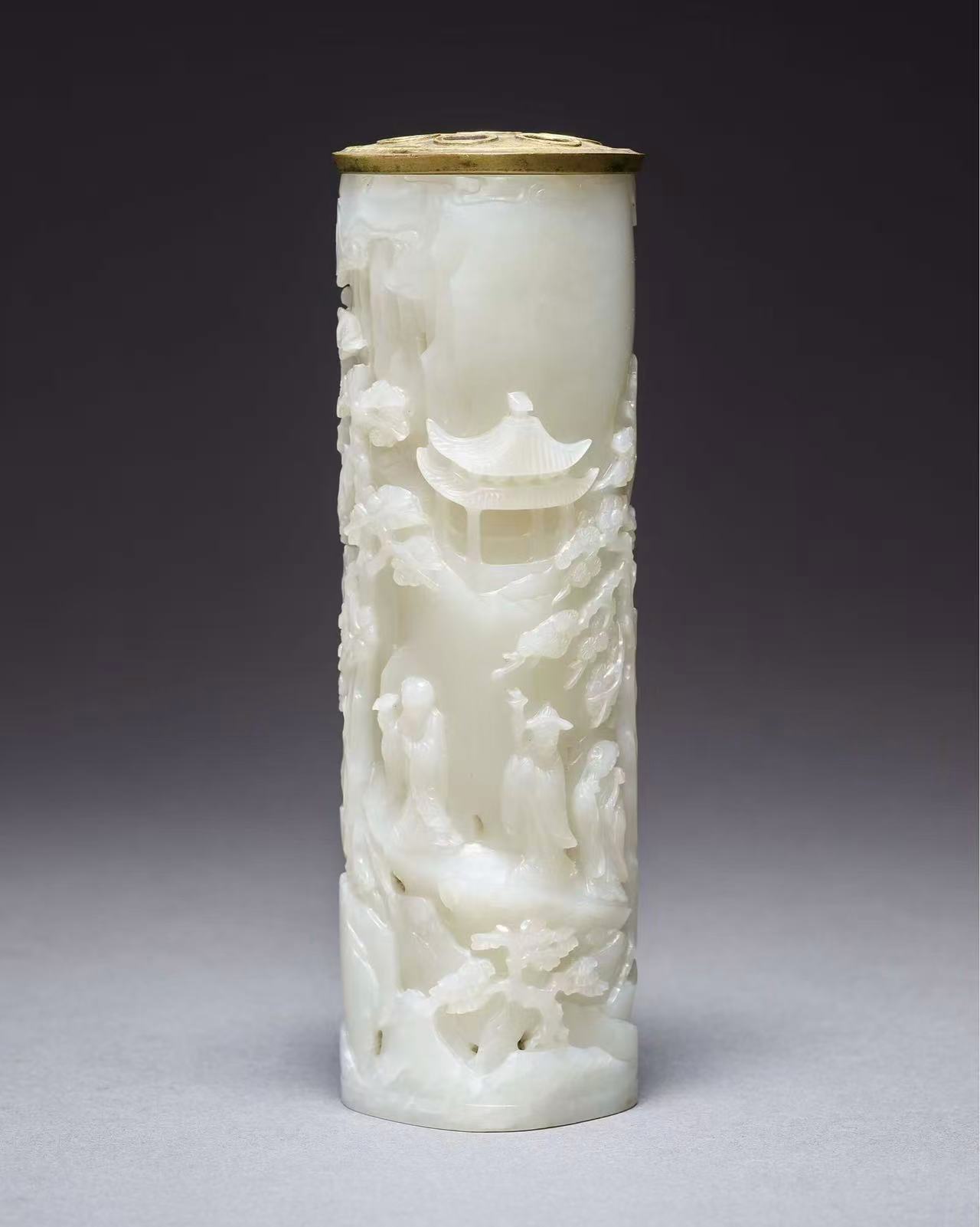 古美術品，極細工，人形擺件，高29cm，重約2500克 古美術品，極細工，人形擺件，高29cm，重約2500克