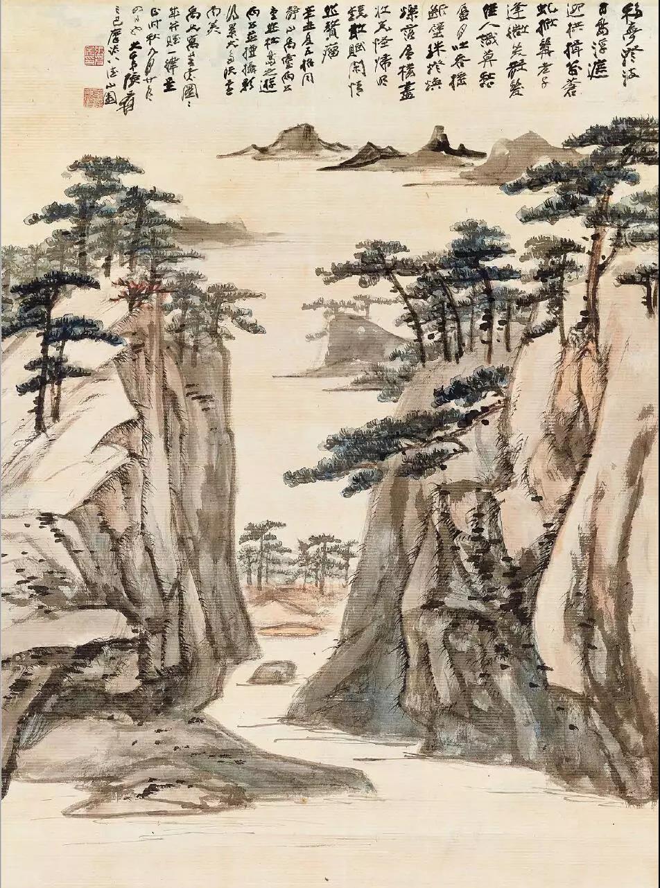 张大千尺幅最大的日本实景山水作品将在东京中央香港2019秋拍亮相