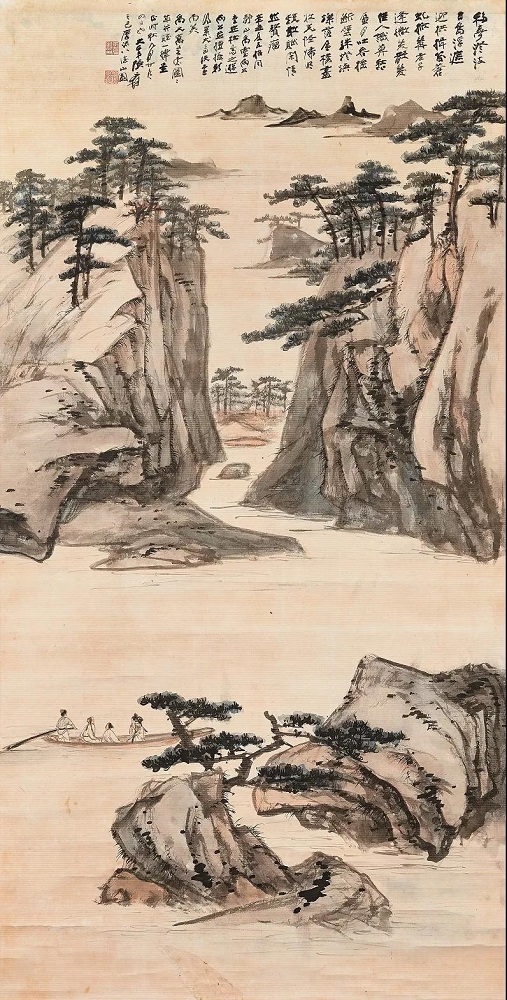 張大千尺幅最大的日本實景山水作品將在東京中央香港2019秋拍亮相