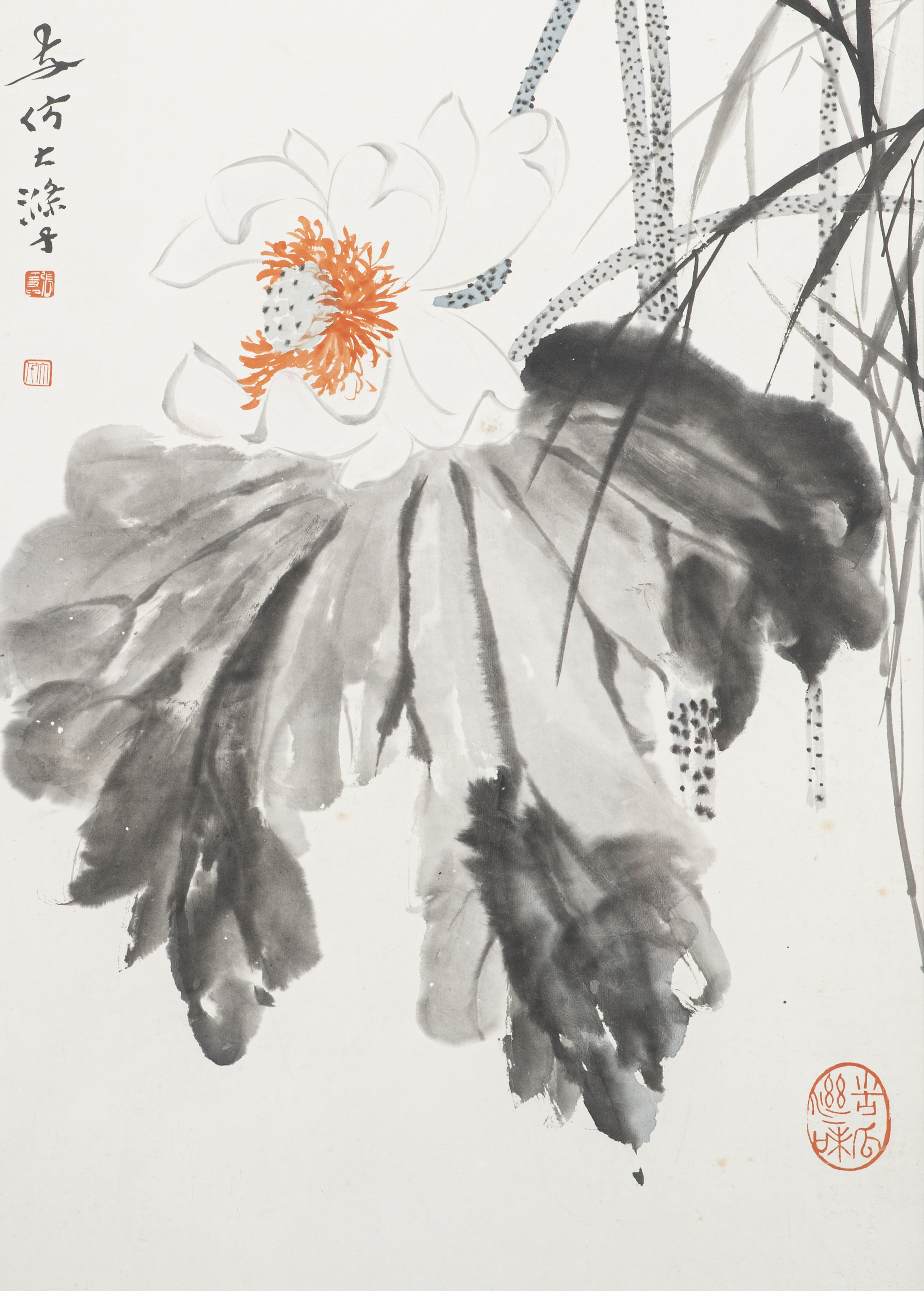 500年第一人張大千的花卉四條屏首次公開拍賣東京中央沐春堂四月