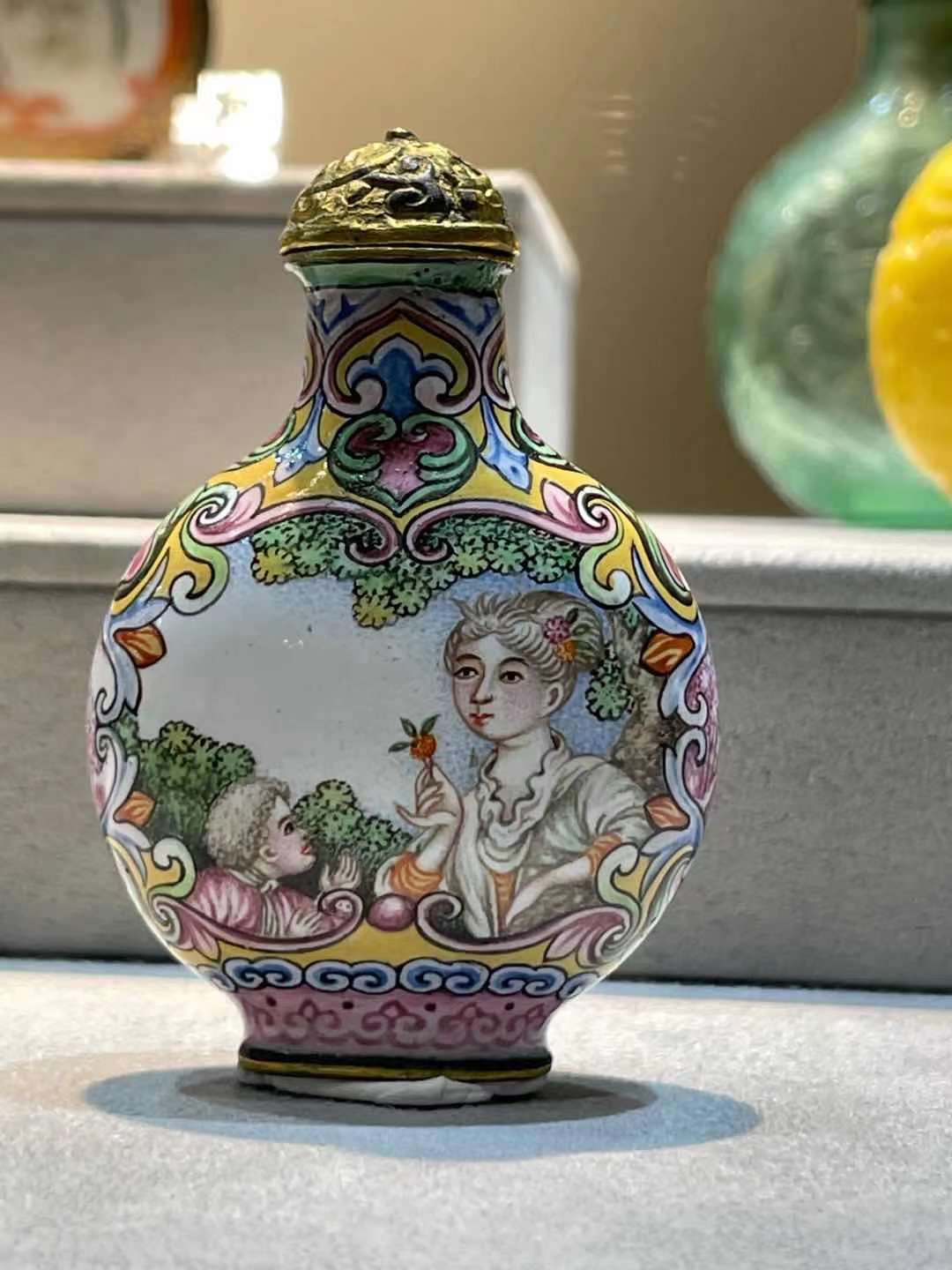 鼻煙壼 青花釉裏紅 清時代 康熙年製 唐物｜工芸品